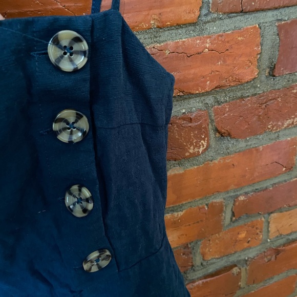URBAN OUTFITTERS Blue Dress With Buttons - Picture 2 of 4